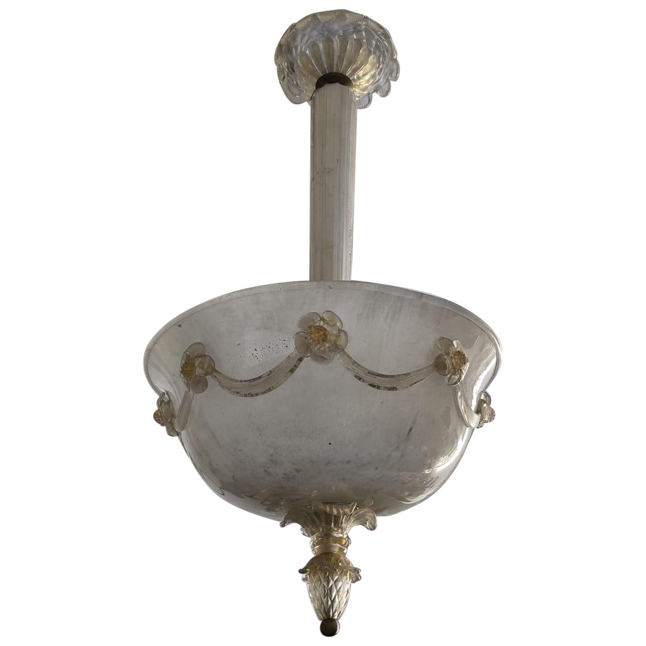 Murano chandelier For Sale