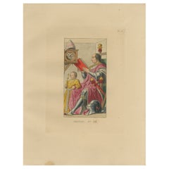 Frédéric Duc d’Urbin in Ceremony, Renaissance Portrait of Power & Learning 1845