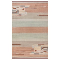 Doris Leslie Blau Vintage Hand-Woven Art Deco Style Scandinavian Rug