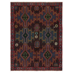 Rug & Kilim’s Baluch Tribal Rug with Colorful Geometric Patterns