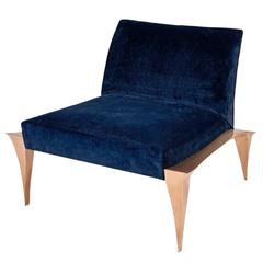 Slipper or Lounge Chair in Bronze by Anasthasia Millot 5