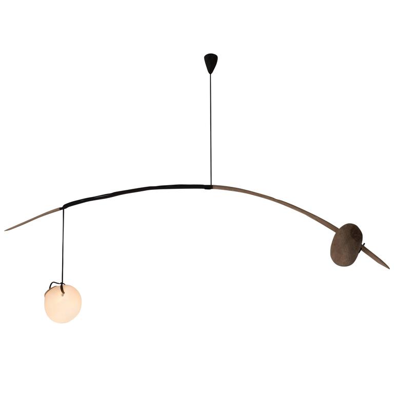 Jérôme Pereira Archimede sculpted lighting, 2016, offered by Galerie Philia Furniture