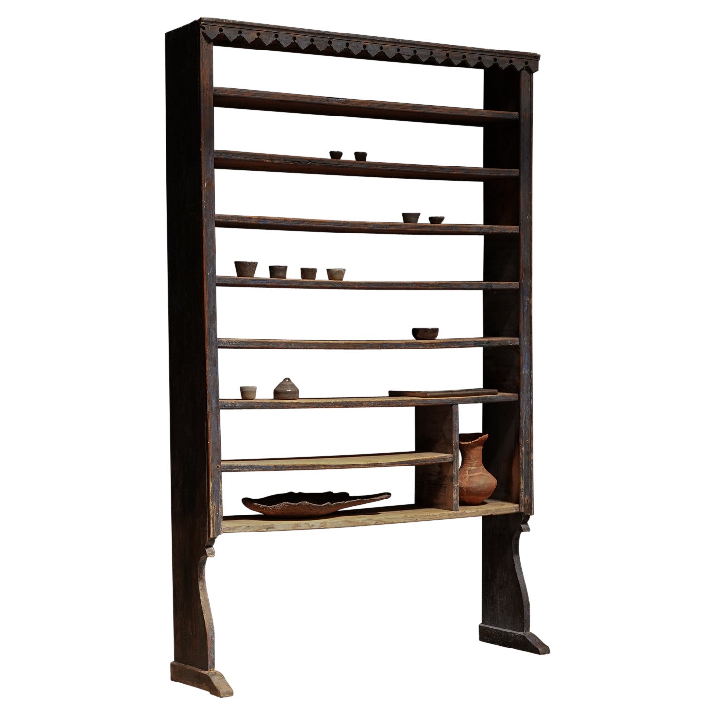 Blue Book Shelf, 17th C Finland For Sale