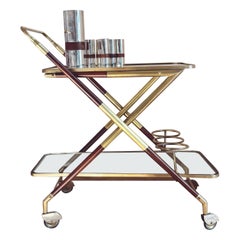 Vintage 1960s Restored Cesare Lacca Drinks Trolley