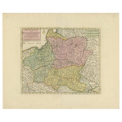 Historic Map of Poland and Lithuania – Tirion Edition c.1740