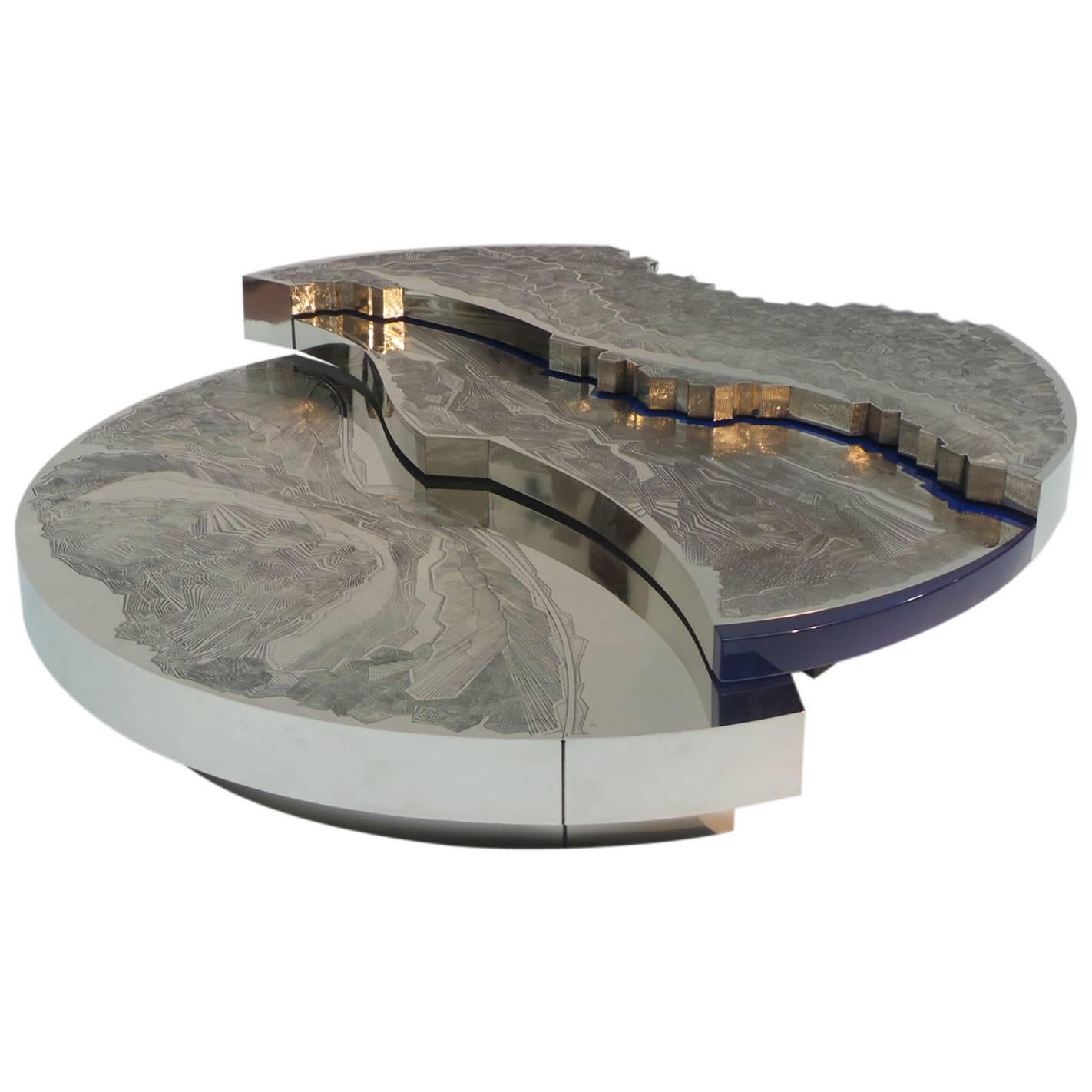 Spectacular Coffee Table by Armand Jonckers, 2015 For Sale