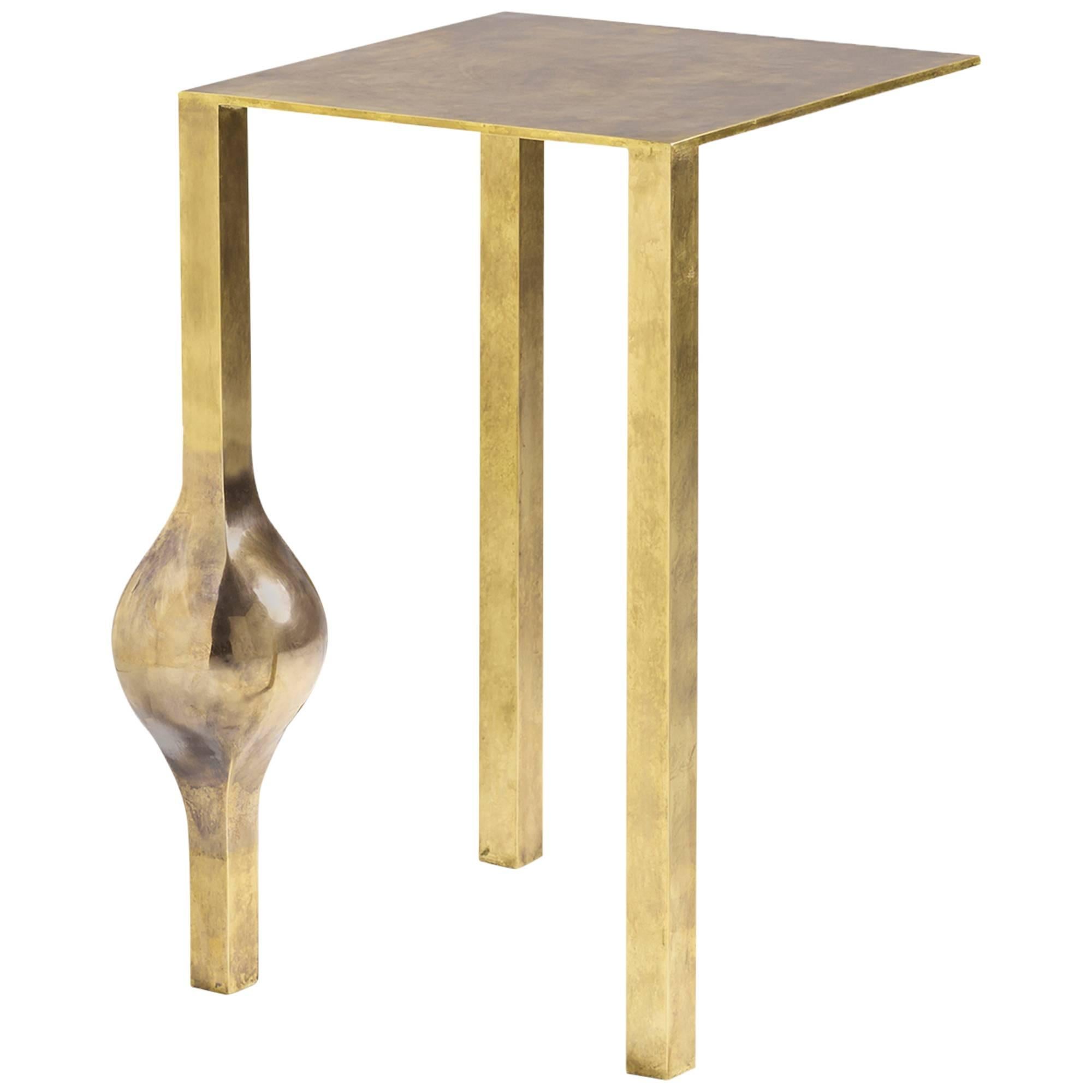 Brian Thoreen Bronze Growth Side Table