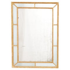 Miroir en verre à bordure de style géorgien