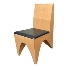 Vintage Architectural Design Cardboard Chair Joel Stearns