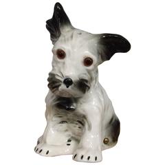 1930s Puppy Dog Perfume Lamp or Night Light