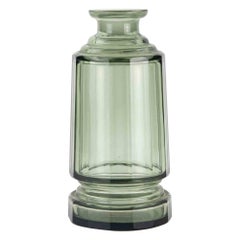 Vintage Art Deco Glass Vase, 1940s