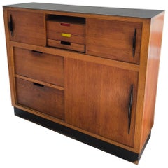 Vintage Cabinet 50s reminds Works of Charlotte Perriand, Le Corbusier, Jean Prouvé