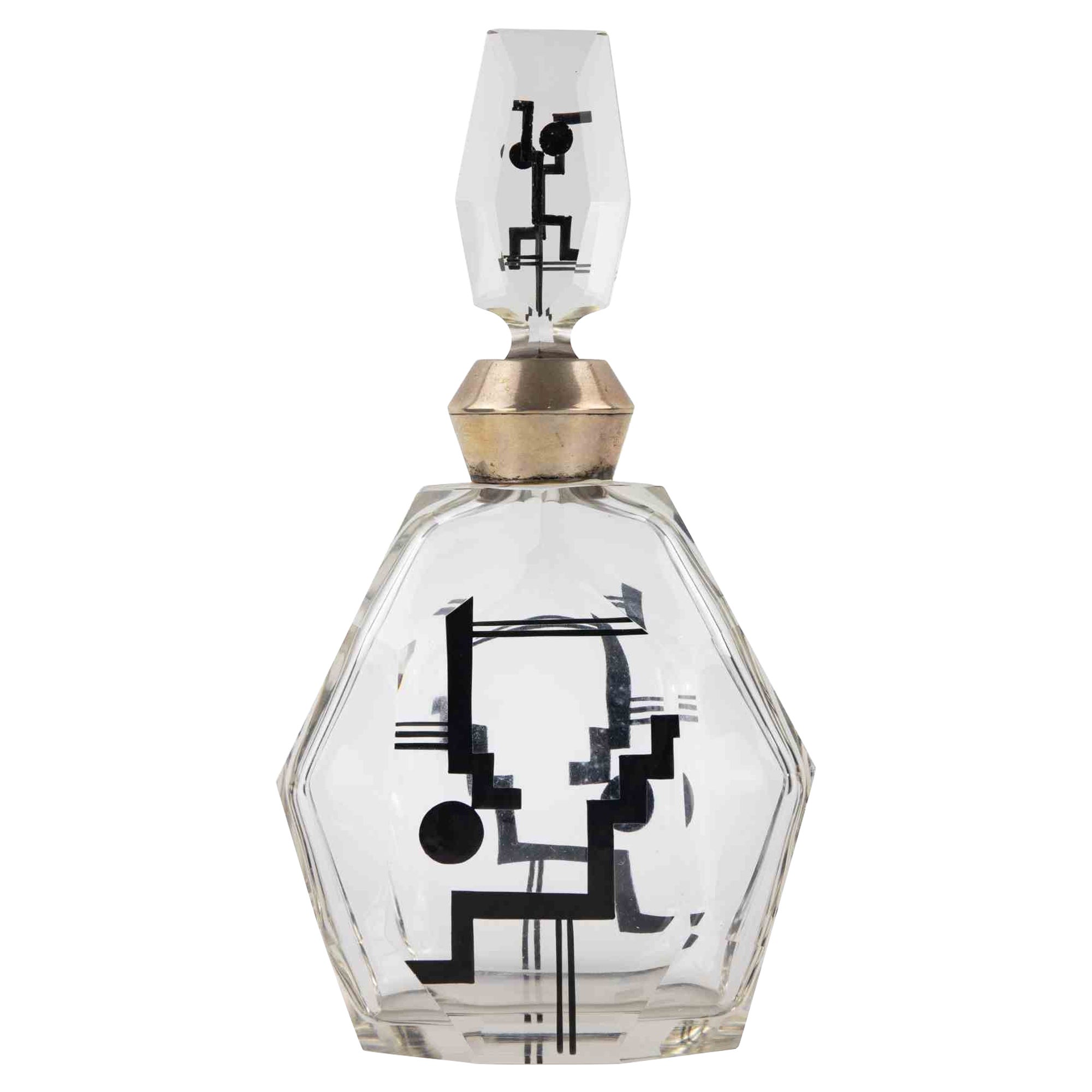 Art-Deco-Bohème-Flasche, 1930er Jahre im Angebot