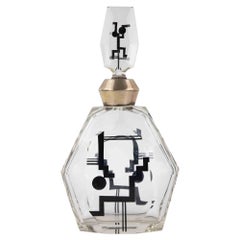 Art-Deco-Bohème-Flasche, 1930er Jahre