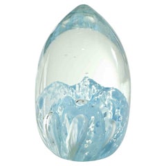 Cuenco de cristal vintage, años 70