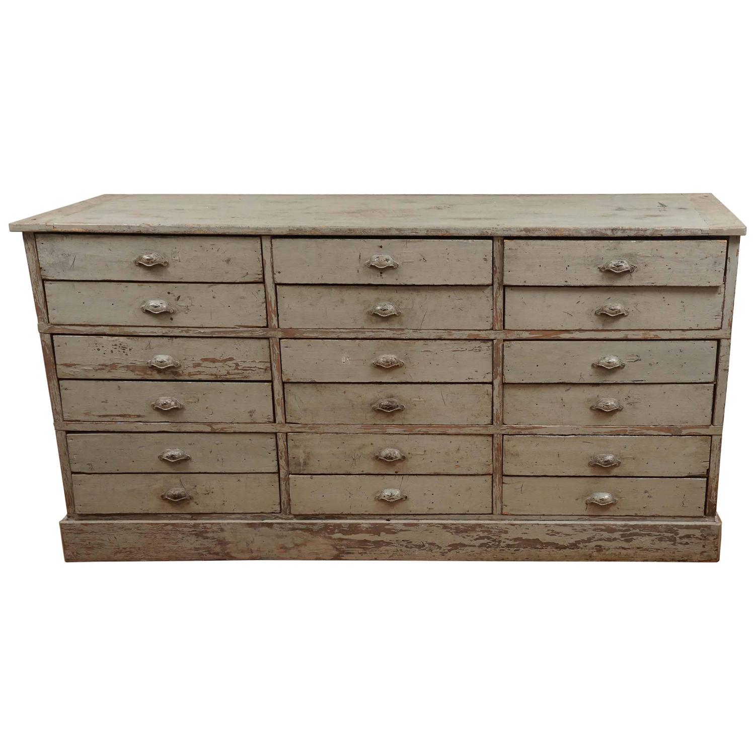 18Drawer Multi Dresser Base For Sale at 1stdibs