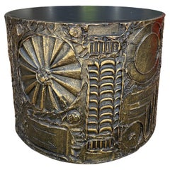 Adrian Pearsall Brutalist Drum Table