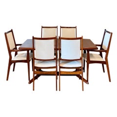 Set per sala da pranzo moderna di metà secolo