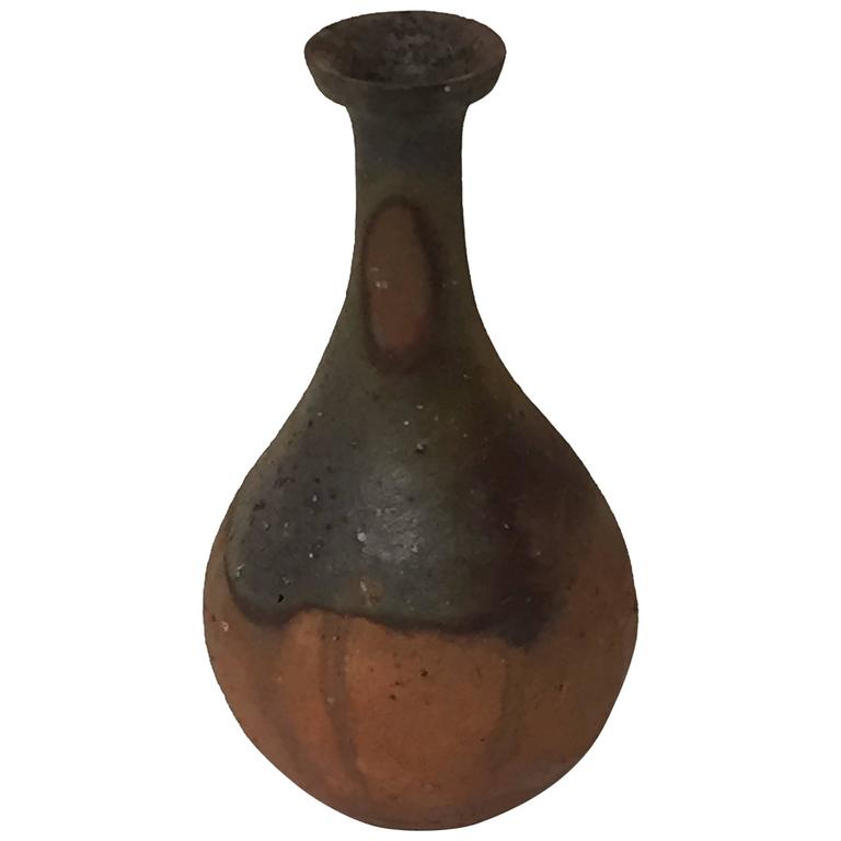 Contemporary Bottle Shaped Vase by Harada Shuroku For Sale at 1stDibs