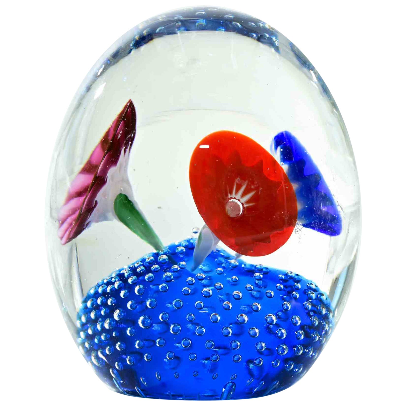 Vintage Glass Bowl, 1970s