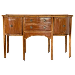 Late 20th Cent Coastal Organic Modern Ref: Rattan Sideboard by E. Murio, Manila