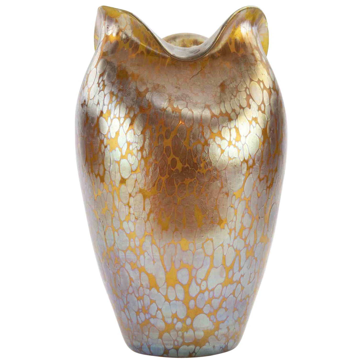 Iridescent Glass Vase Attr. to Loetz, 1930s