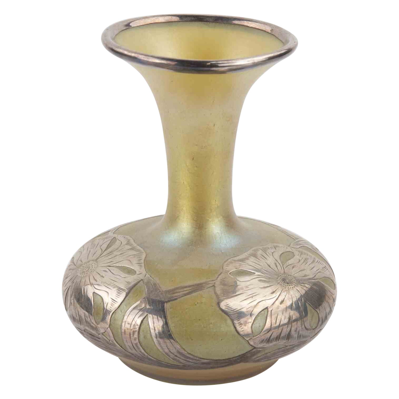 Art Nouveau Loetz Glass Vase, Early 1900 For Sale