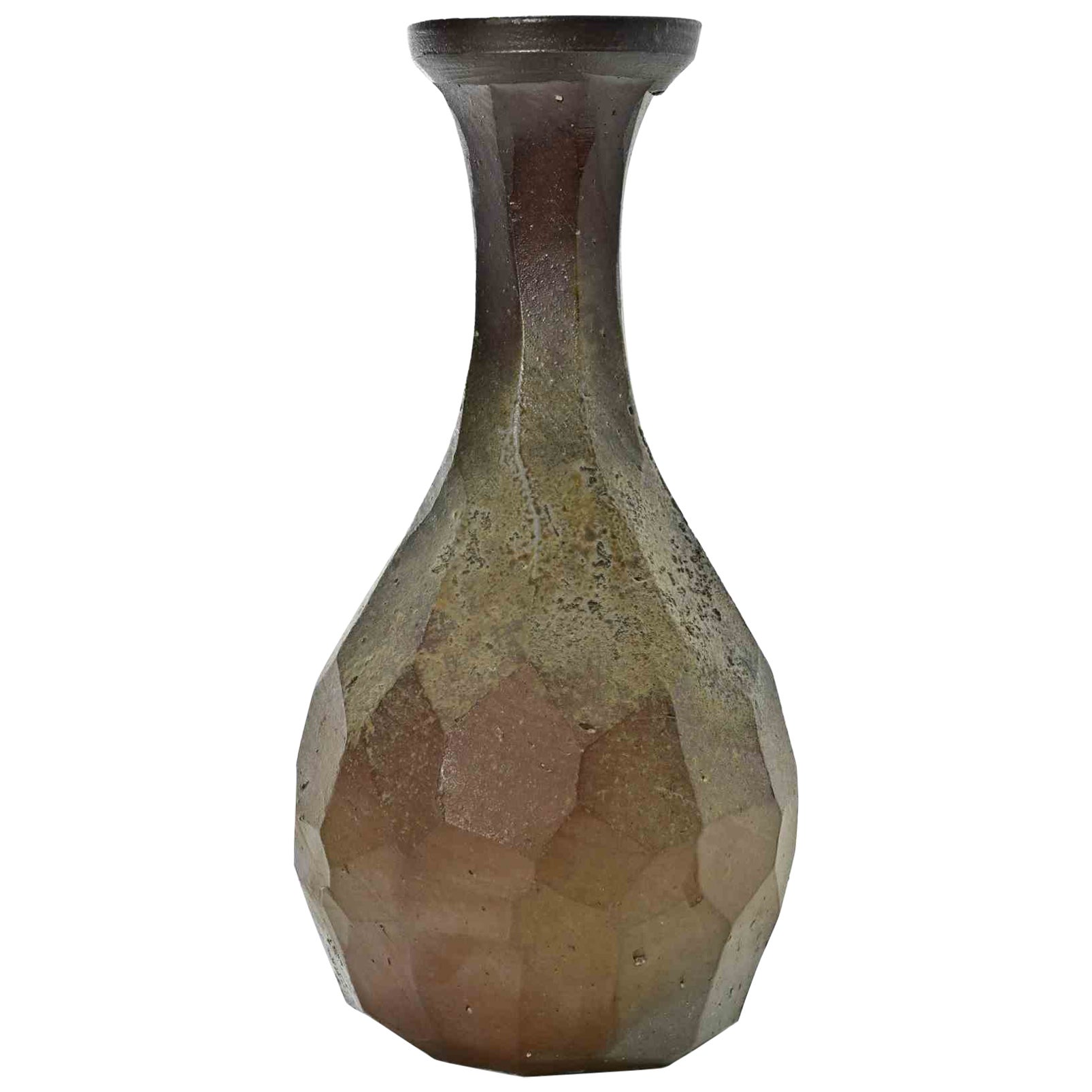 Ceramic Sake Server Attributed to Nobuhito Nakaoka Tokkuri, Late 20th Century For Sale