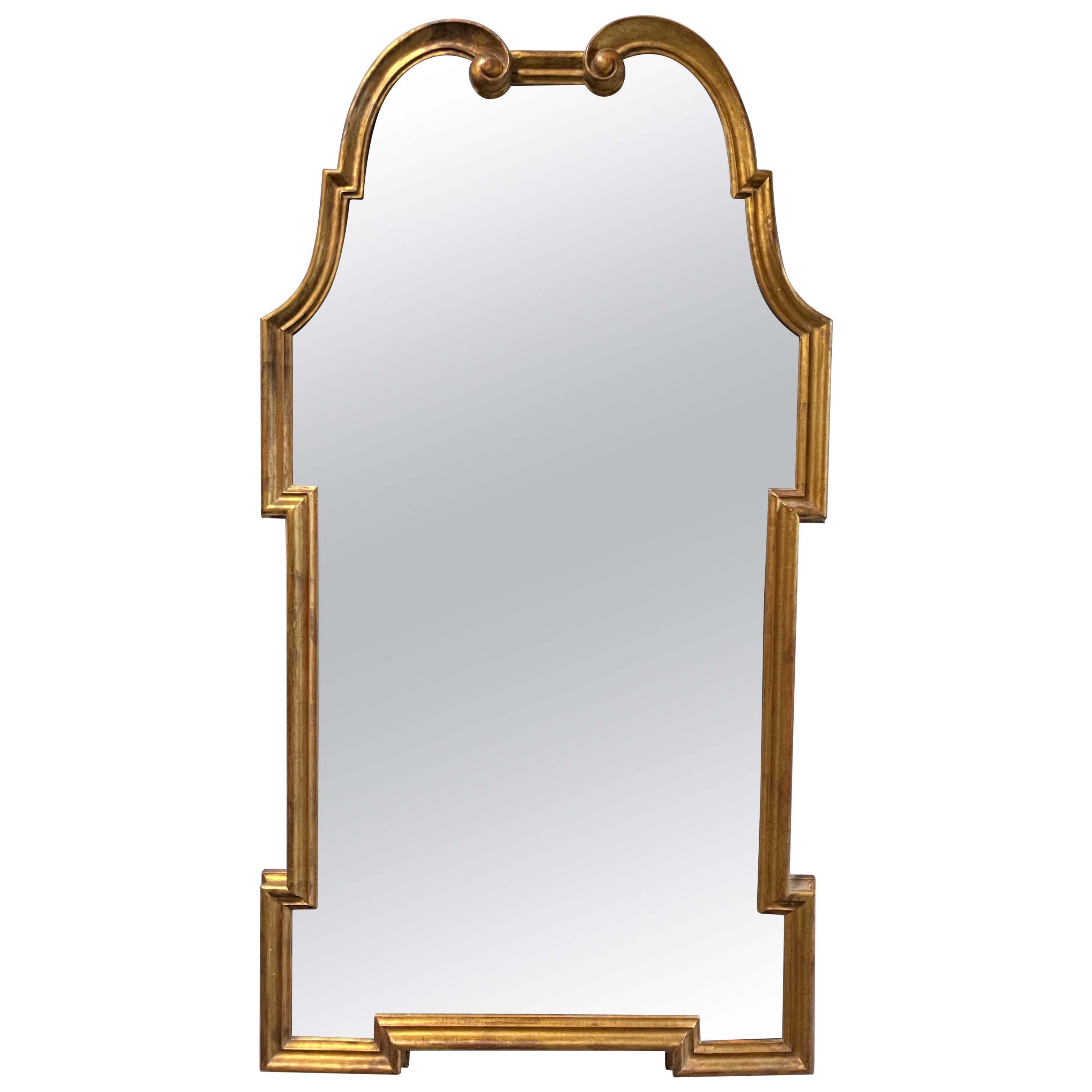 Mid Century Italian Giltwood Mirror Palladio