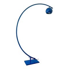 Skulpturale Bogen-Stehlampe aus der Mitte des Jahrhunderts, Reggiani zugeschrieben, 1970er Jahre