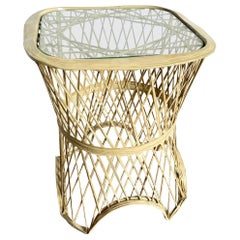 Mid Century Modern Spun Fiberglass Side Table