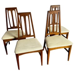 Mid Century Modern Wooden Dining Chairs by Young Manufacturing Co. - Set of 4