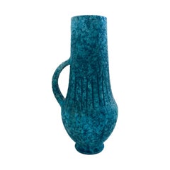 Art Ceramics Sgraffito Handle Vase by Alvino Bagni for Raymor, Italy 1960's