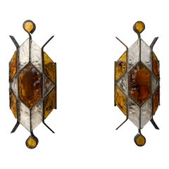 Apliques y candelabros de metal