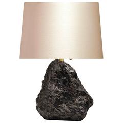 Natural Dark Rock Crystal Quartz Lamp