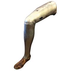 WWII Aluminum Military Officer's Prosthetic Leg