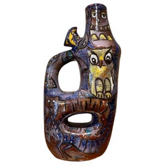 A large “ Pesaro” glazed ceramic art vessel