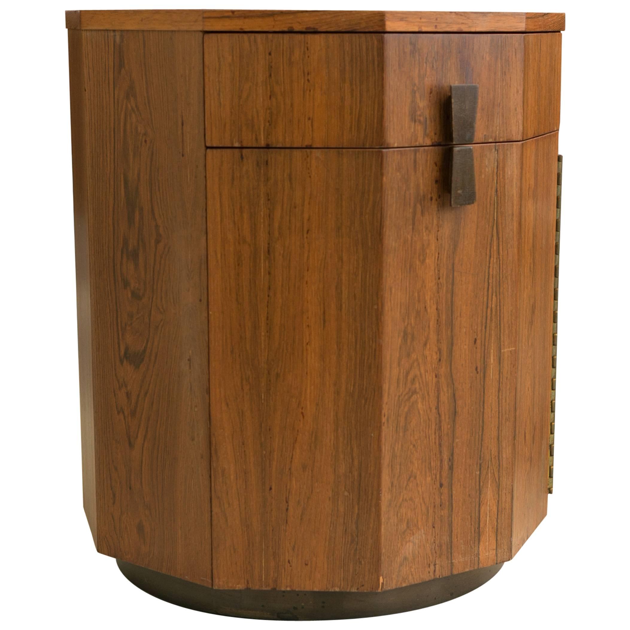 Harvey Probber Rosewood Bar Cabinet