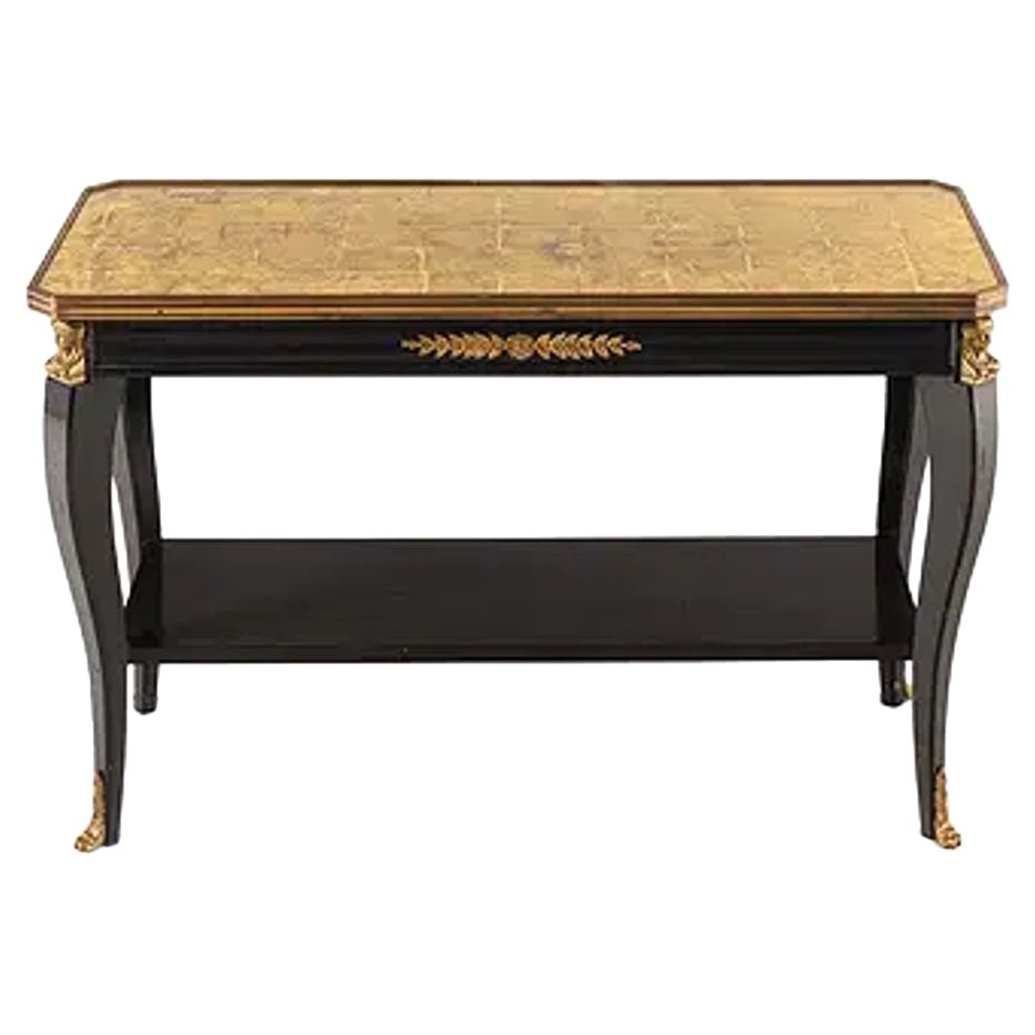 Vintage French Stamped Maison Jansen Louis XVI Low Table