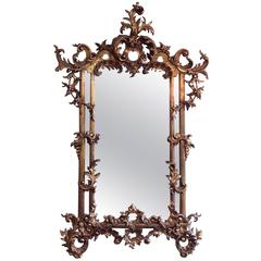 English Rococo Period Mirror