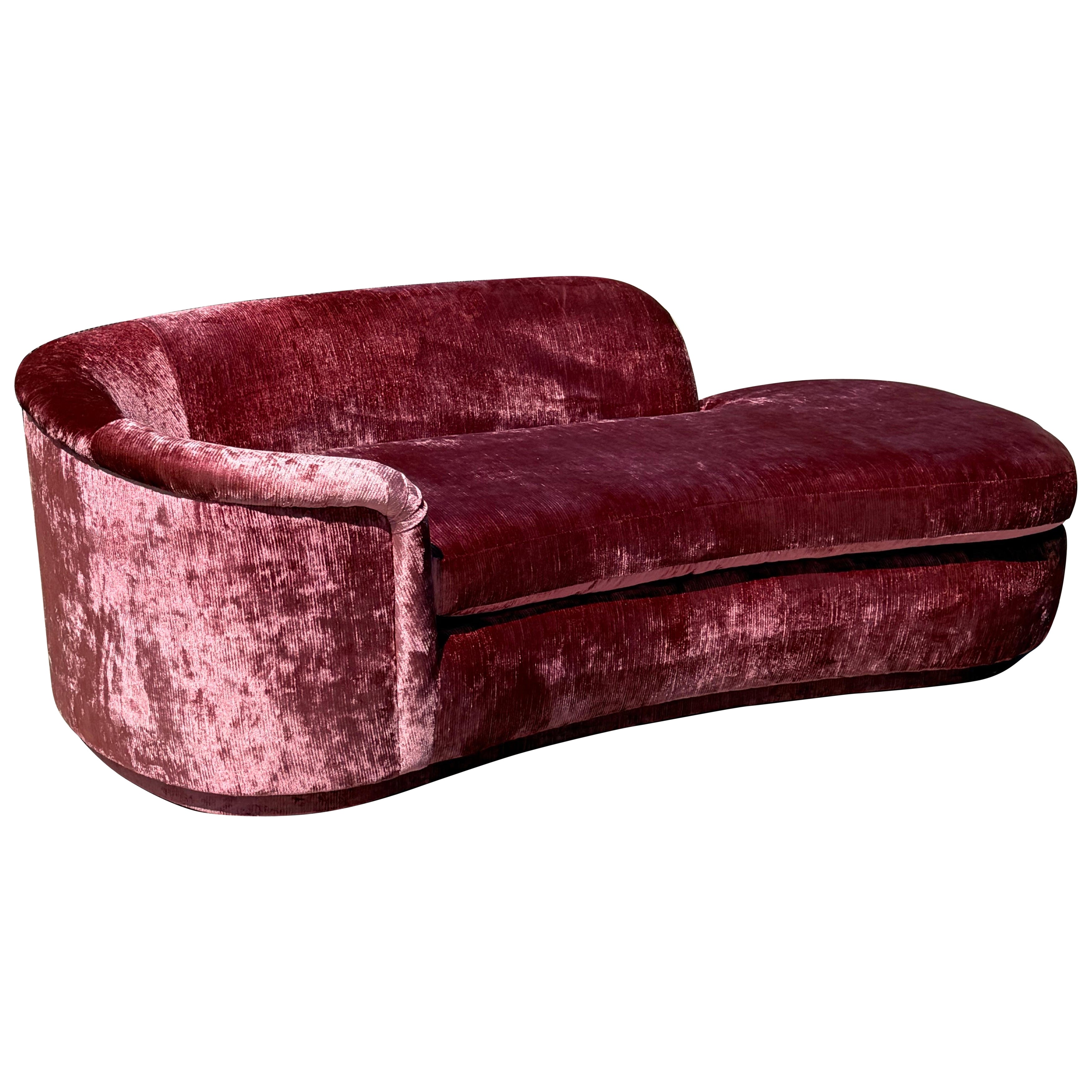 Chaise Longue / Cama de Día Vintage Años 80 Rosa en venta