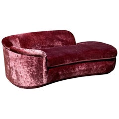 Chaise Longue / Cama de Día Vintage Años 80 Rosa