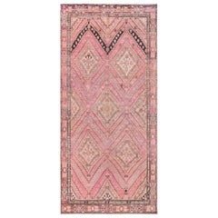 Vintage Samarkand Rug – Vibrant Pink Geometric Elegance, Doris Leslie Blau