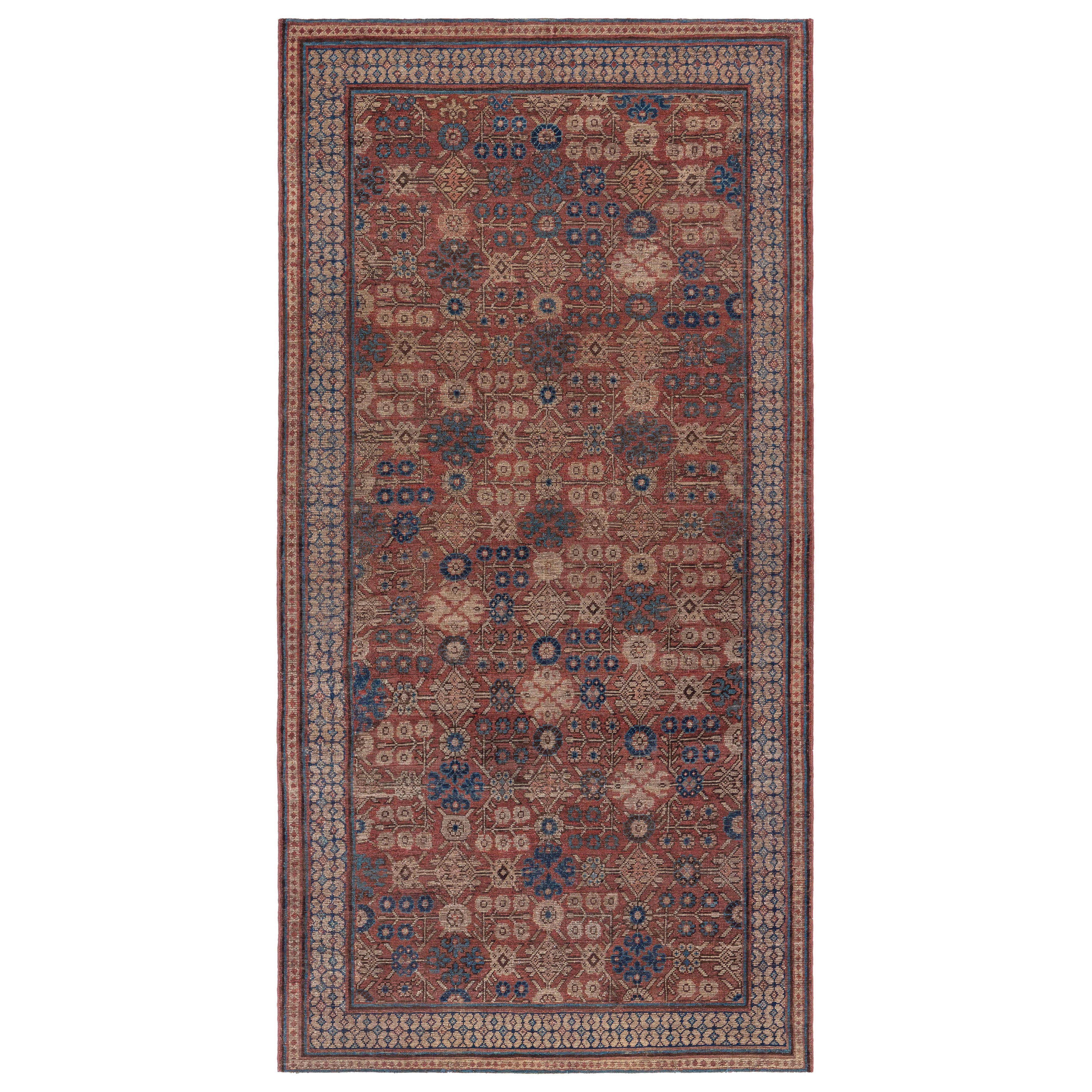 Doris Leslie Blau Vintage Samarkand 'Khotan' Handmade Wool Rug For Sale