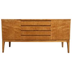 Karelian Birch Burl Wood Credenza