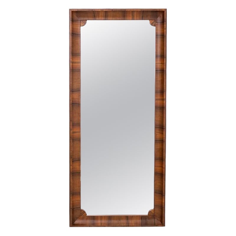 Gran espejo Art Deco Mirror, Polonia, años 40 en venta