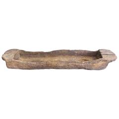 Large Rustic Wooden Trough