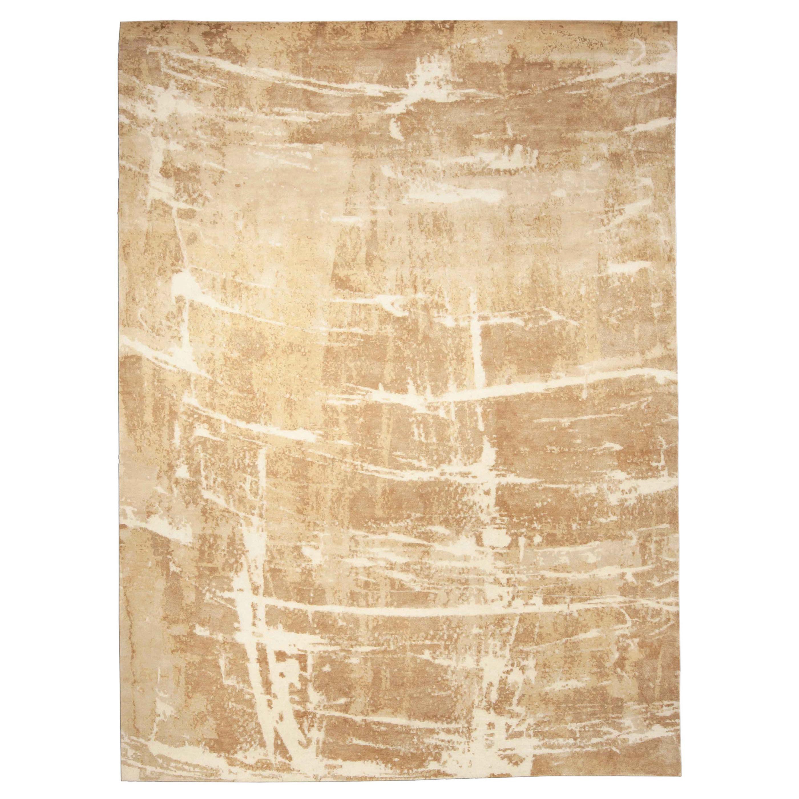 Modern Tibetan Desert Handmade Rug by Doris Leslie Blau