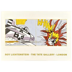 Original Vintage Exhibition Poster Roy Lichtenstein Whaam ! TATE Gallery London