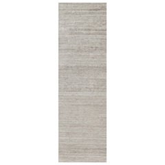 Tapis texturé surdimensionné de Rug & Kilim dans les tons beige et taupe Striae
